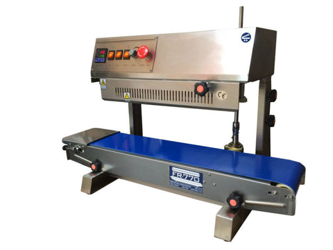 Continuous Band Sealer, Left Feeding, Vertical