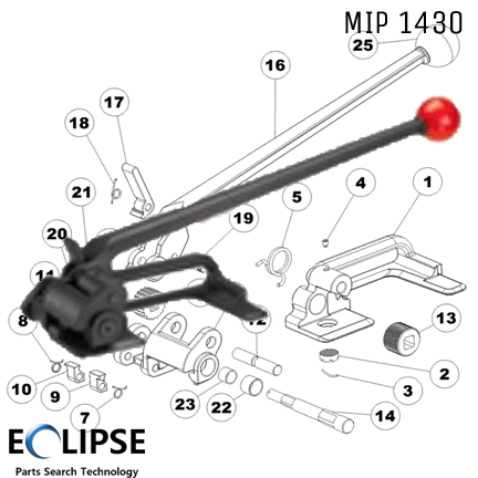 MIP™ 1430 STRAP TOOL DIAGRAM