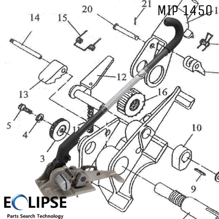 MIP™ 1450 STRAP TOOL DIAGRAM