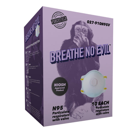 910N95V Respirator Mask w/Valve (10ea/box)