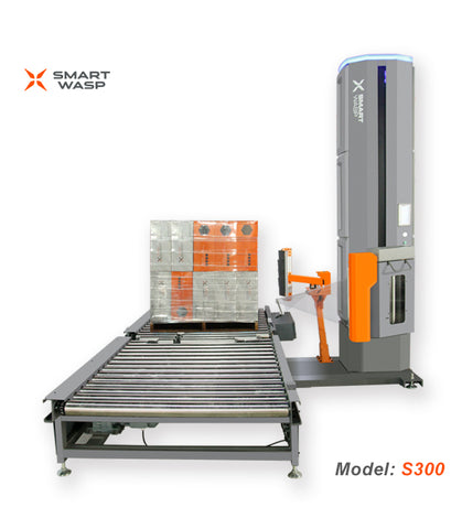 SMART WASP™ Fully Automatic Inline pallet Wrapping System