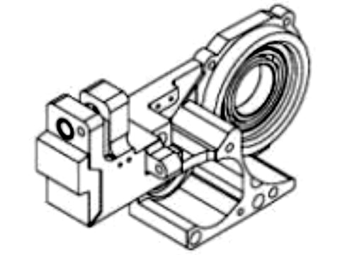 Motor Frame Assembly, ZP92/96