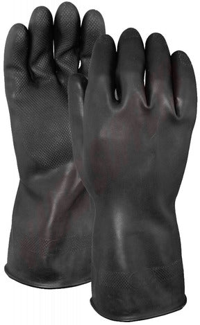 Rubber Glove 29mil 13" Black FL (G17K)