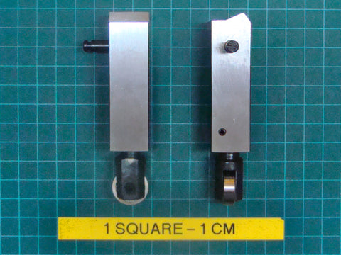 Rear clamp bar set for the ES-102 strapping machine.